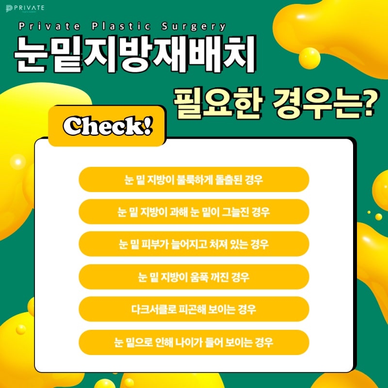Let's Learn About Under-Eye Fat Repositioning Surgery at Private Plastic Surgery Clinic 사진 5