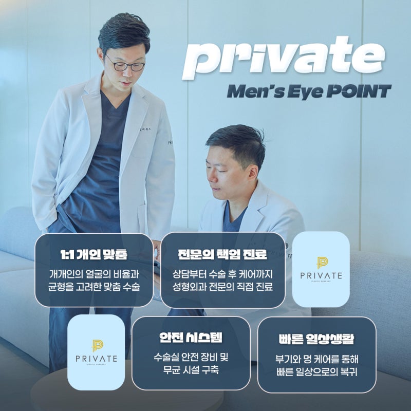 남자 눈 재수술 병원 찾고있다면? 신사역 프라이빗성형외과 사진 6