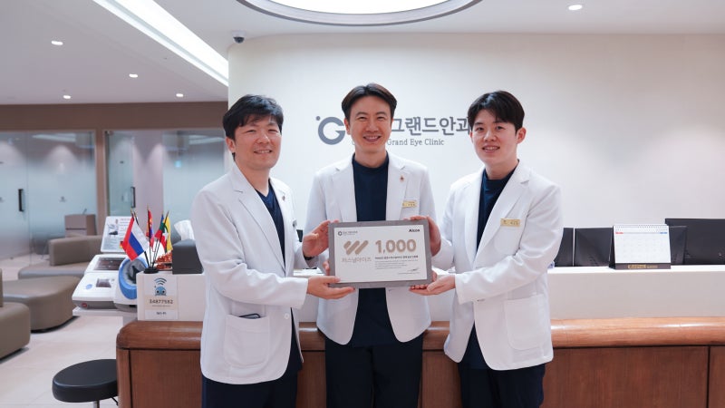 강남그랜드안과, 퍼스널 라식라섹1,000례 달성