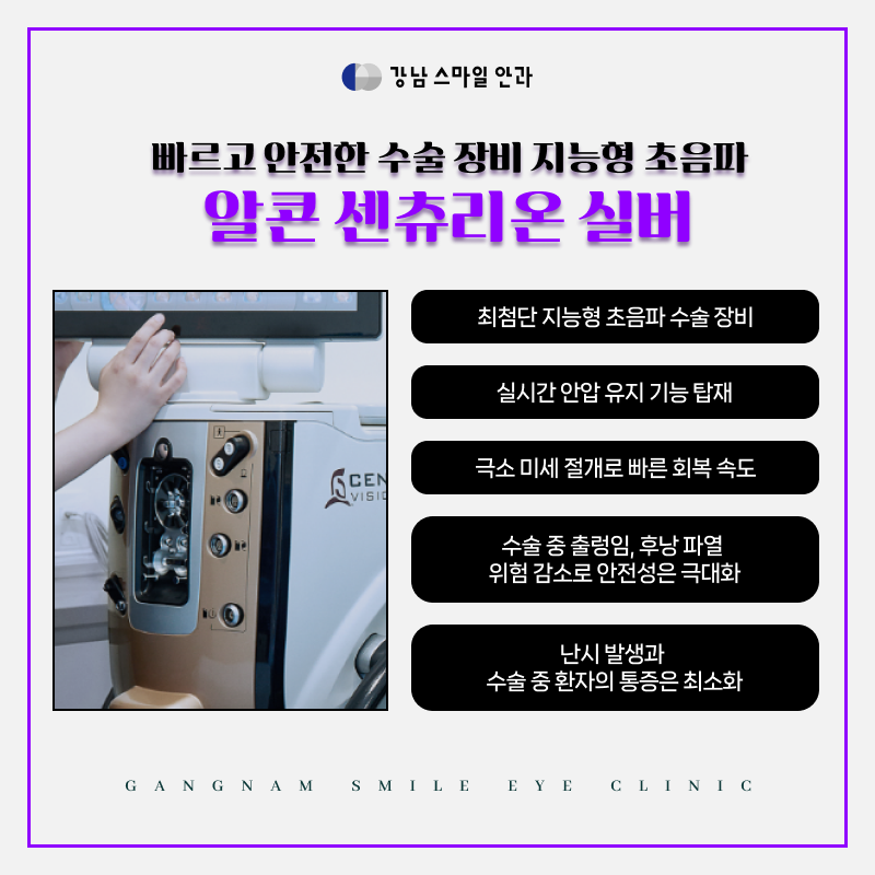 Gangnam Station Cataract Treatment: Should I have surgery with this machine?