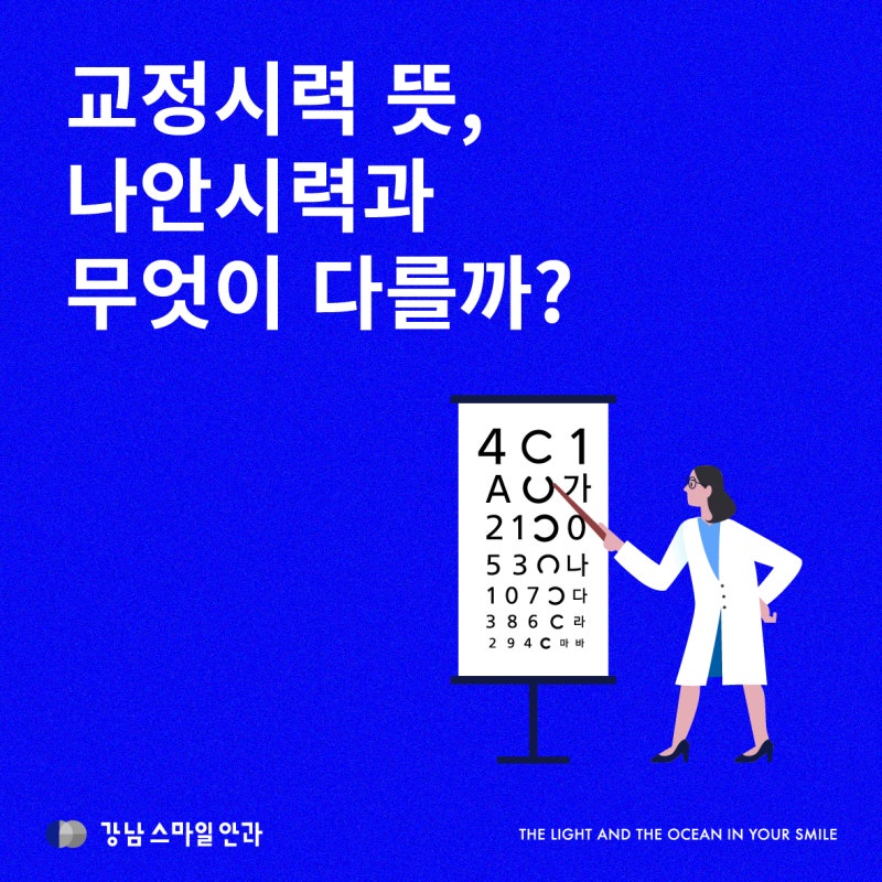 교정시력 뜻, 나안시력과 무엇이 다를까?